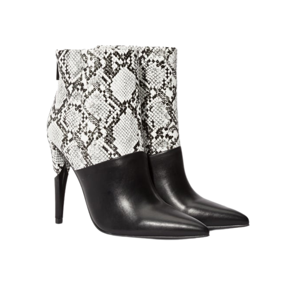 Justfab Women's Wild Stiletto Ankle Heels Bootie