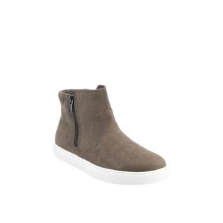 IZOD Womens Gray Comfort Kim Round Toe Platform Zip-Up Booties