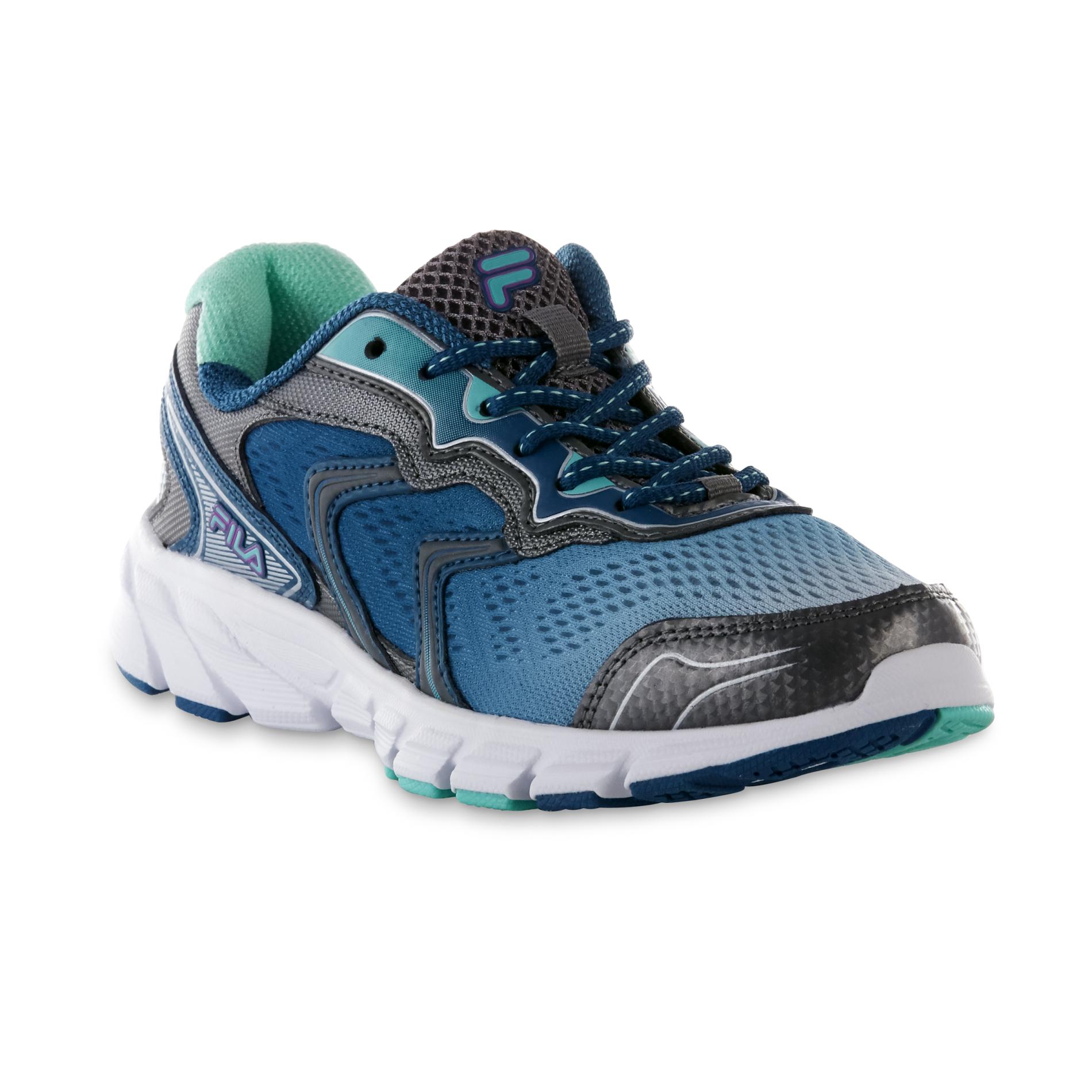 Zapatillas de running hasta el tobillo Fila Stellaray para mujer en color plata oscura, coral intenso y blanco