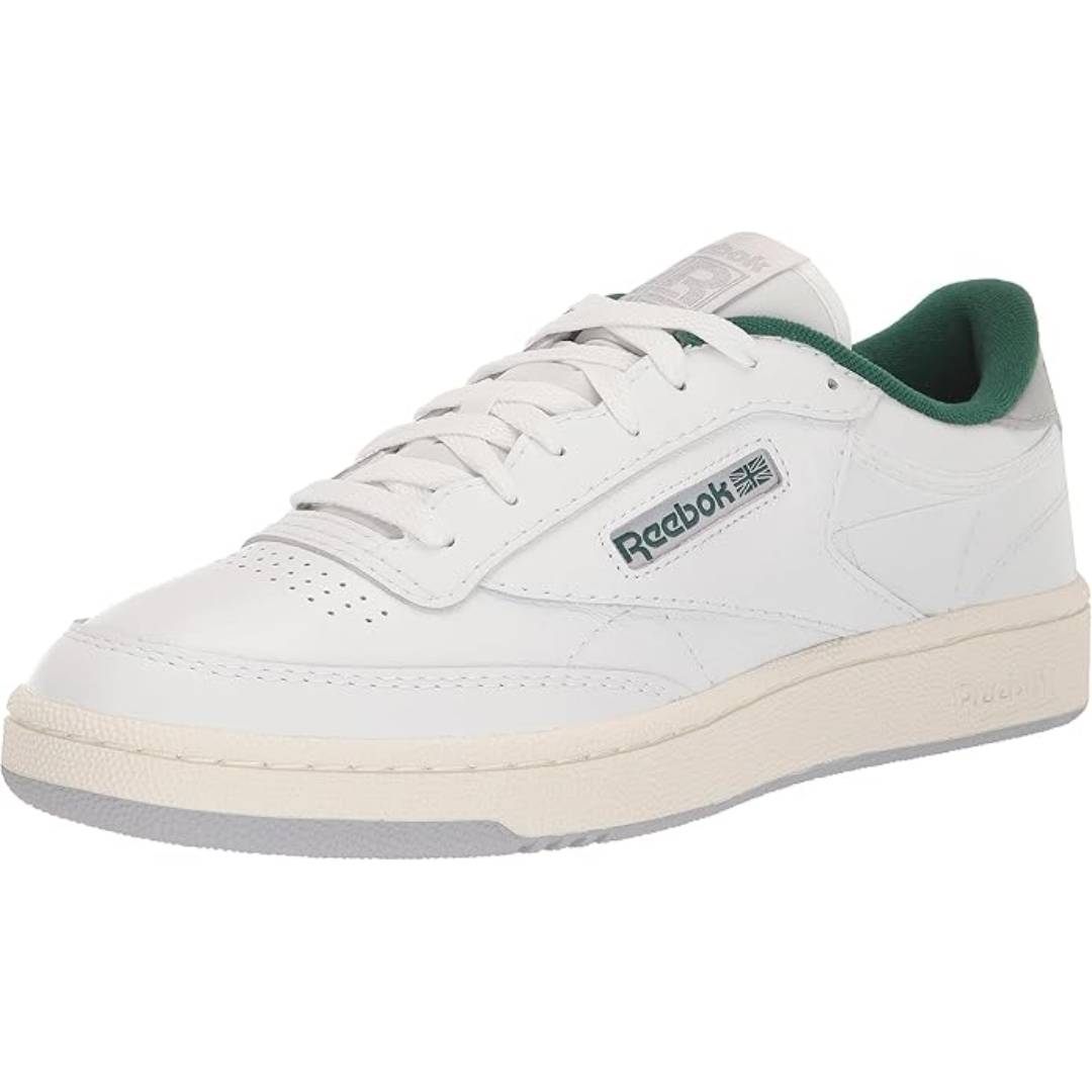 Reebok Men's Club C 85 Sneakers – White/Green 100032970