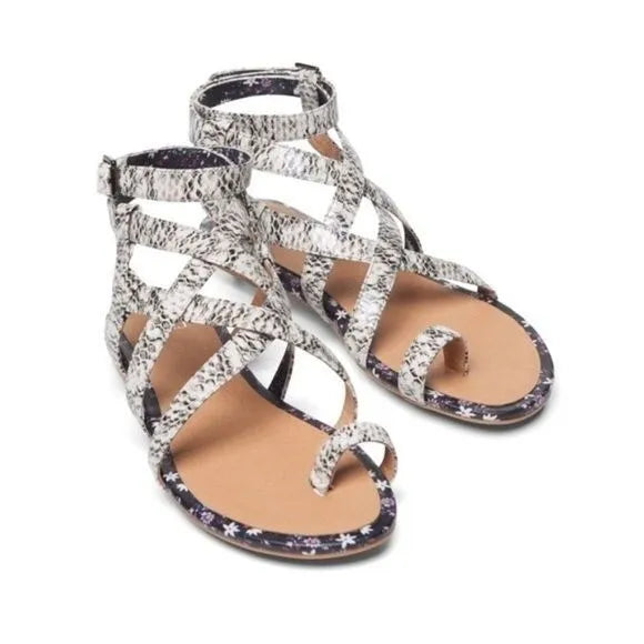 Sandalias con estampado de serpiente Athena para mujer de Cabi