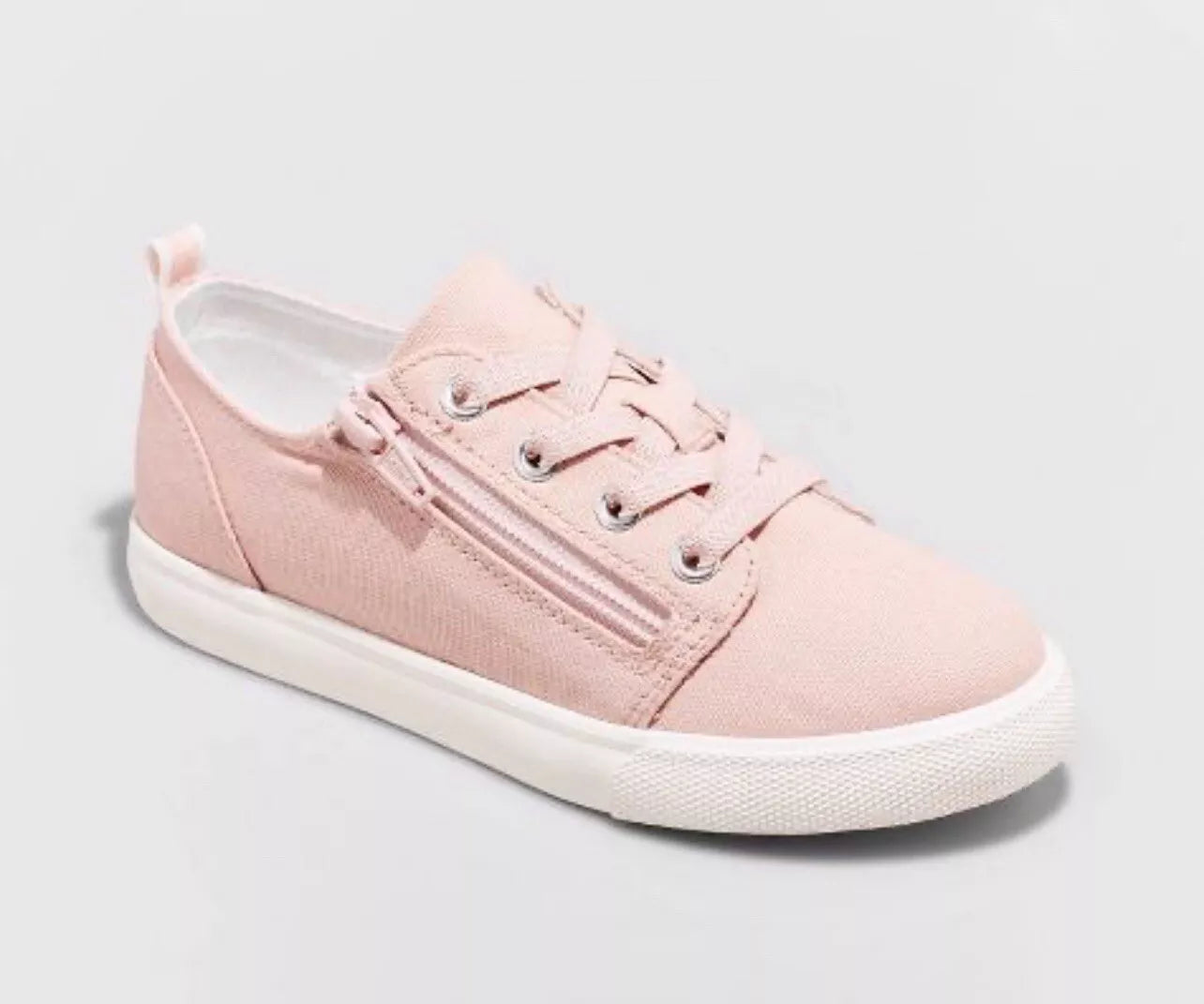 C&J Lucian Big Girl's Slip On Comfort Sneaker- Blush Pink Kid's