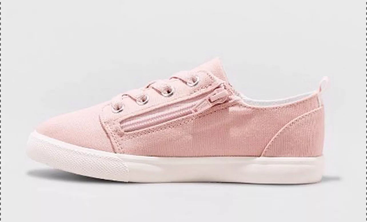 C&J Lucian Big Girl's Slip On Comfort Sneaker- Blush Pink Kid's