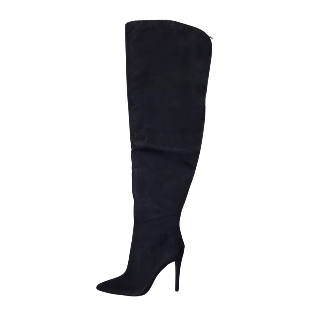 Shoedazzle Tilly Women Over the Knee Boots Black