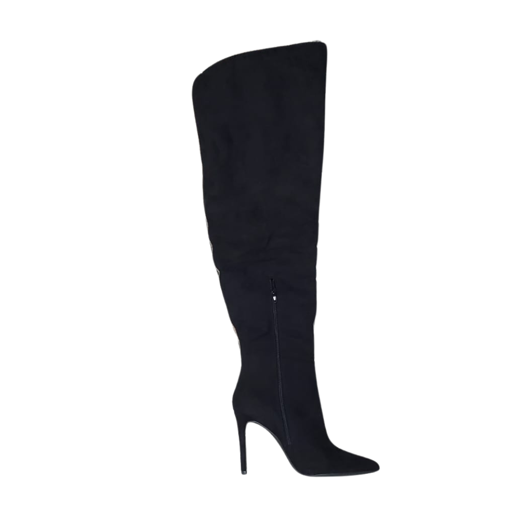 Shoedazzle Tilly Women Over the Knee Boots Black