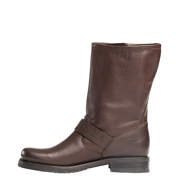 Frye Women's Veronica Short Boots 76509 Brown 3476509-DBN