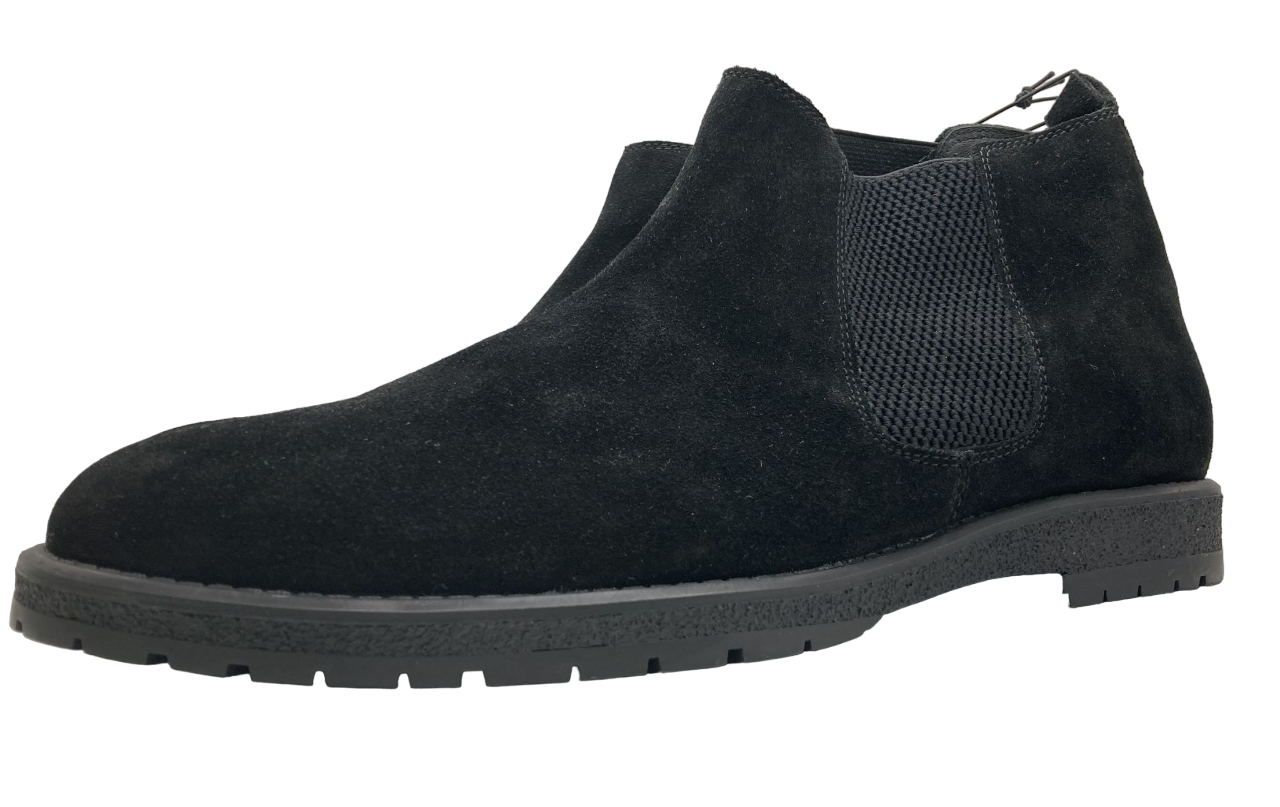 Botas de primavera para hombre de ante negro Cranberry 
