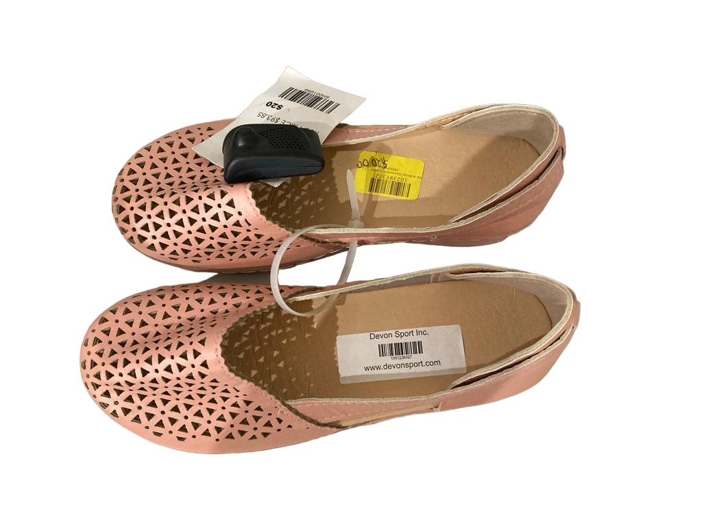Pink & Beige Geometric Women's Loafer