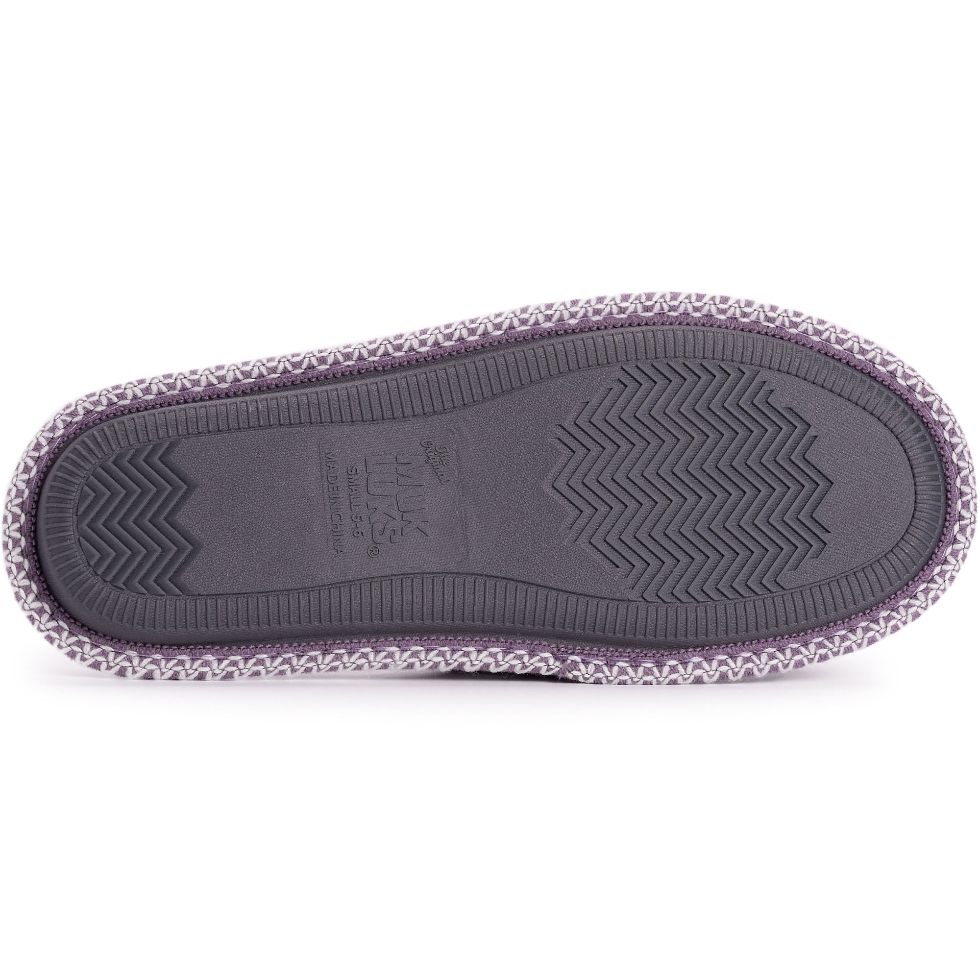 Muk Luks Women's Rita Washable Slippers - Lilac/Ivory
