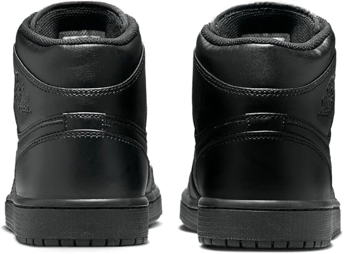 Air Jordan 1 Mid Black/Black-Black 554724 093