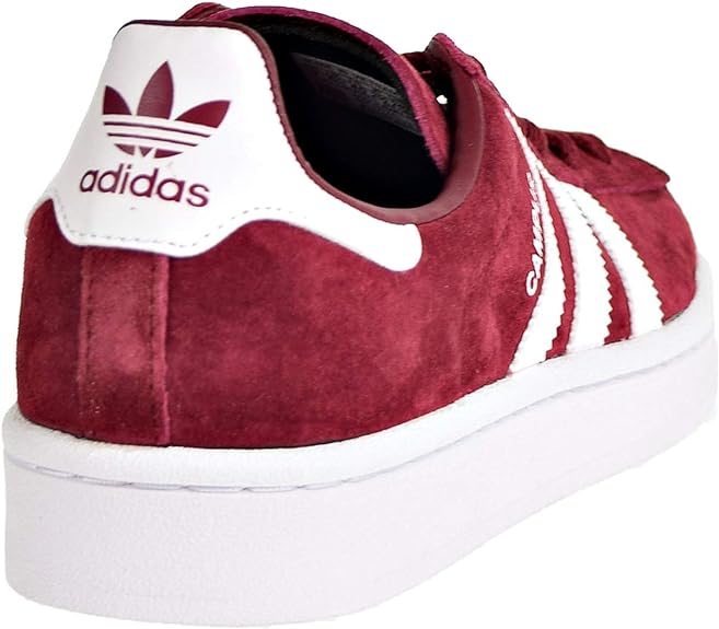 Zapatillas clásicas con tres rayas para hombre de Adidas Originals Campus en color burdeos - F97245