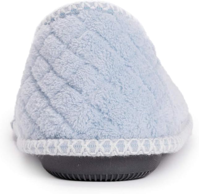 Muk Luks Women's Beverly Micro Chenille Slipper - Freesia Blue