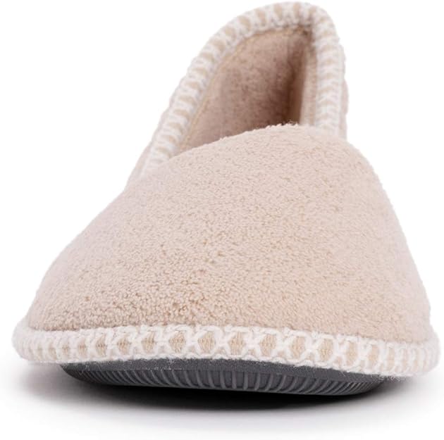Muk Luks Women's Beverly Micro Chenille Slipper - Honey Wheat