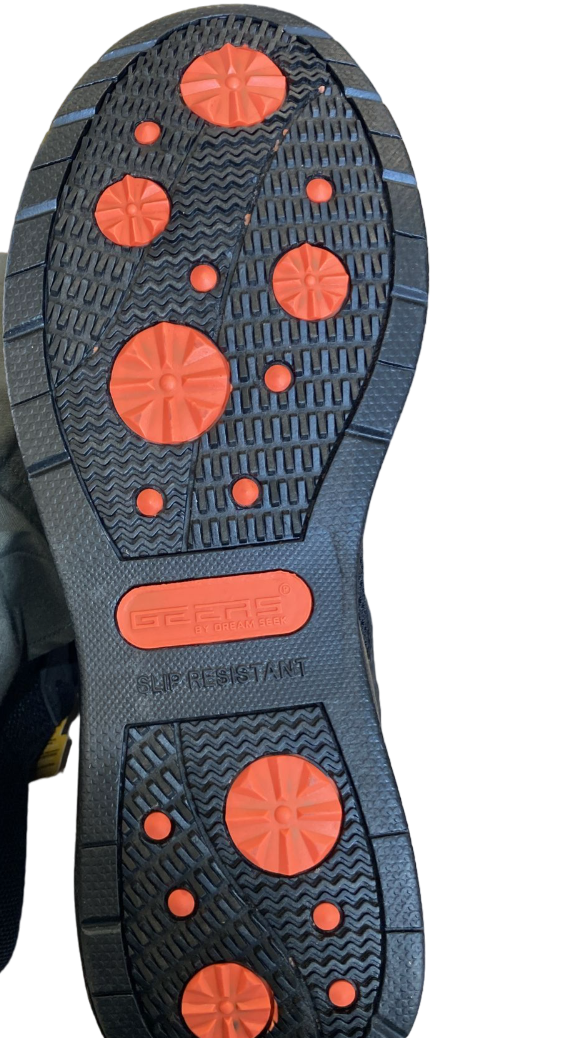 Zapatos antideslizantes de espuma Comfort Foam de Geer en color negro D7712-SR-W