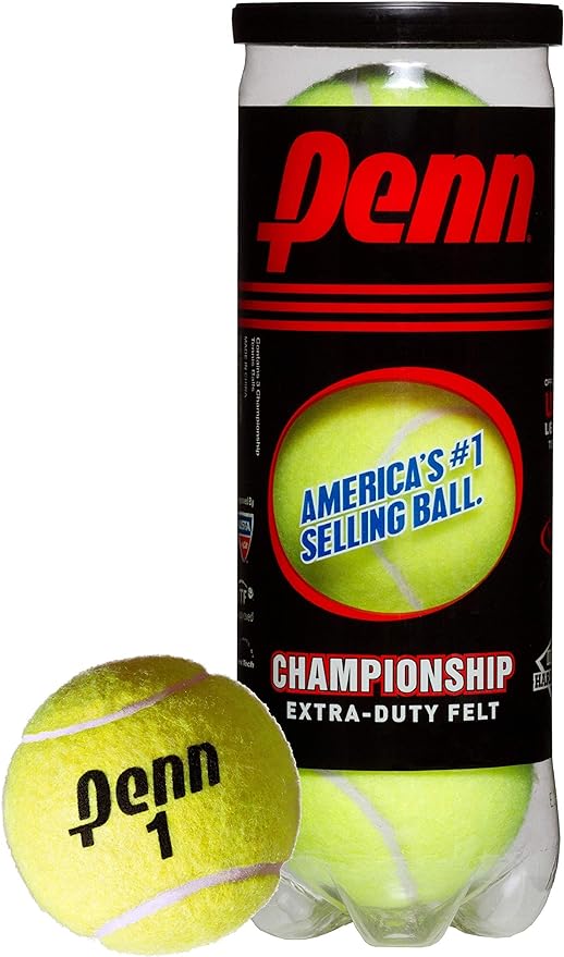 Penn Championship Tennis Balls Extra Duty Felt Pressurized Tennis Balls