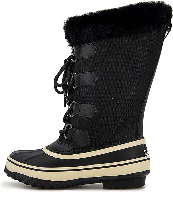 JBU Snowy Black Women's Boots