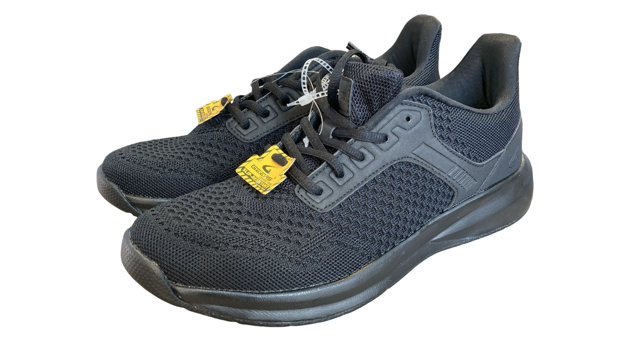 Zapatos antideslizantes de espuma Comfort Foam de Geer en color negro D7712-SR-W