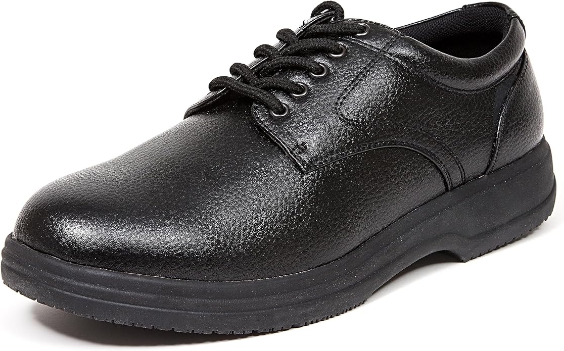 Perry Ellis Men's Slip Resistance Slip Guard Work Shoe