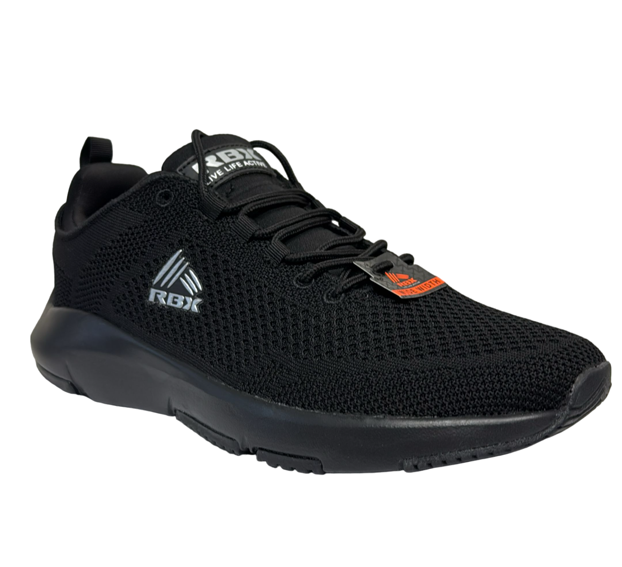 RBX Live Life Active Wide Width all Black Shoes EF11699