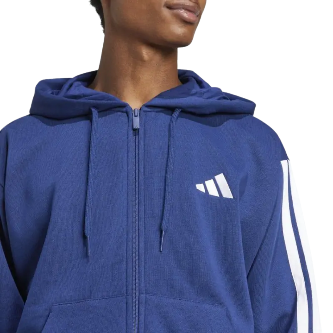 Adidas Essentials 3-Stripes Men’s Fleece Hoodie – JD1868