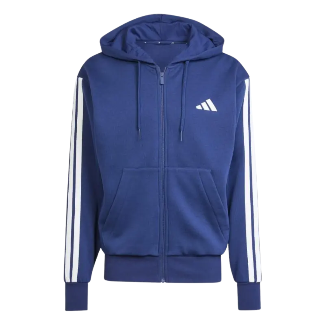 Adidas Essentials 3-Stripes Men’s Fleece Hoodie – JD1868
