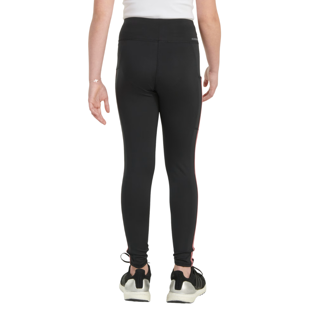 Adidas Girls’ AEROREADY 3-Stripes Cellphone Pocket Leggings – IV3914