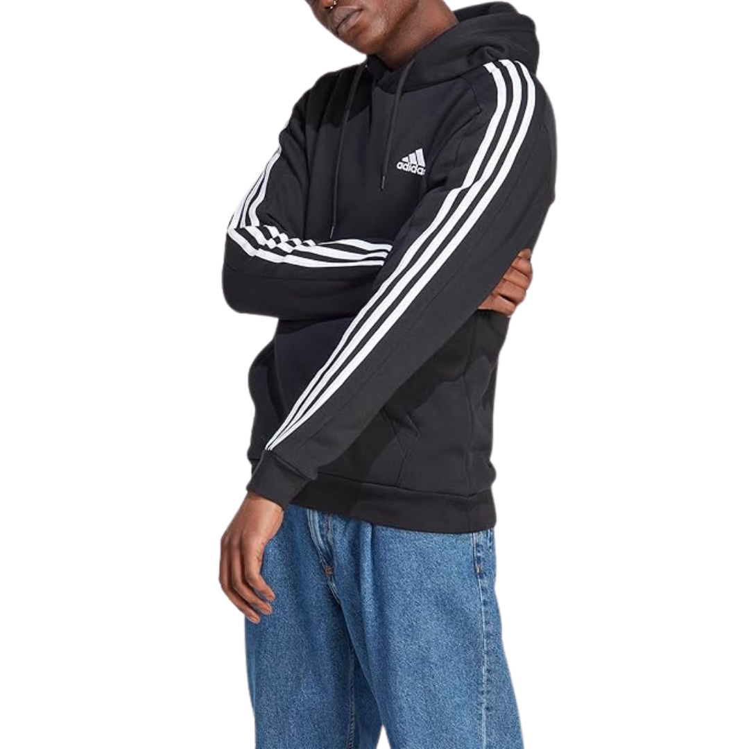 AdidasMen's Essential Pullover Hoodie Black