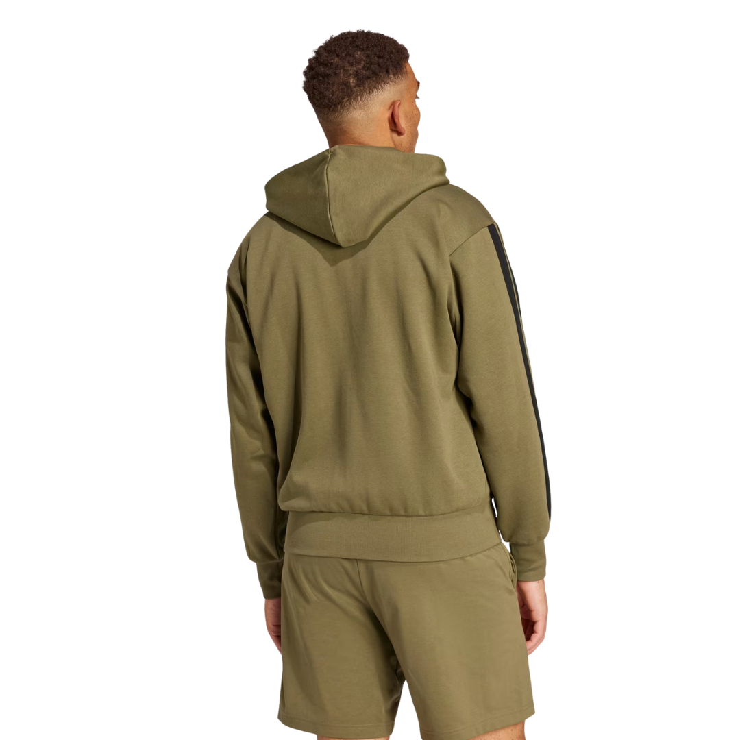 Adidas Men's Essentials 3-Stripes Fleece Hoodie