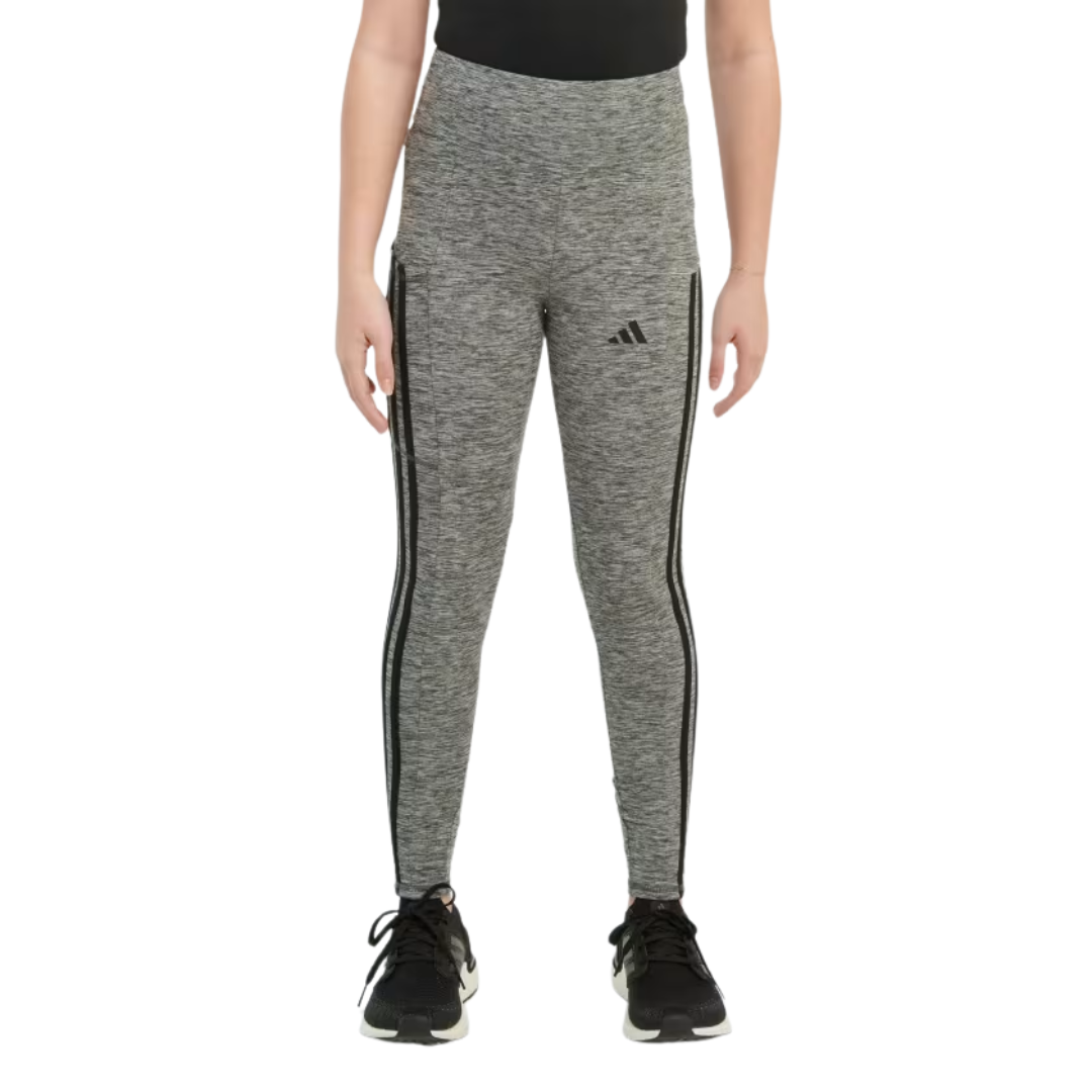 Adidas Kids 3-Stripes Melange Cellphone Pocket Leggings – AK4941