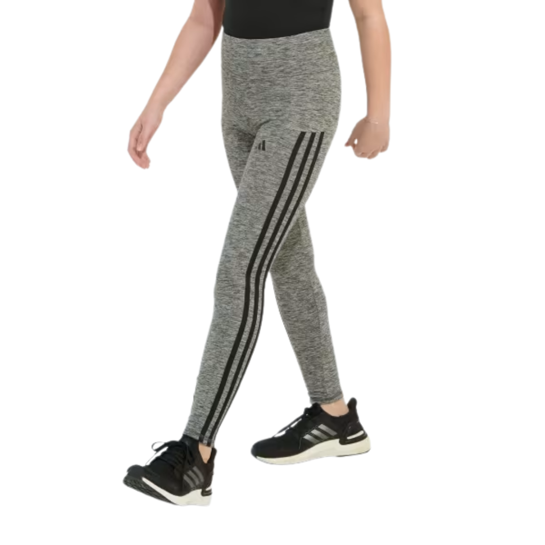 Adidas Kids 3-Stripes Melange Cellphone Pocket Leggings – AK4941