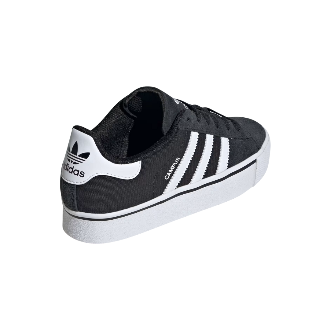 Adidas Kids’ Campus Vulc Shoes Black – IH8038
