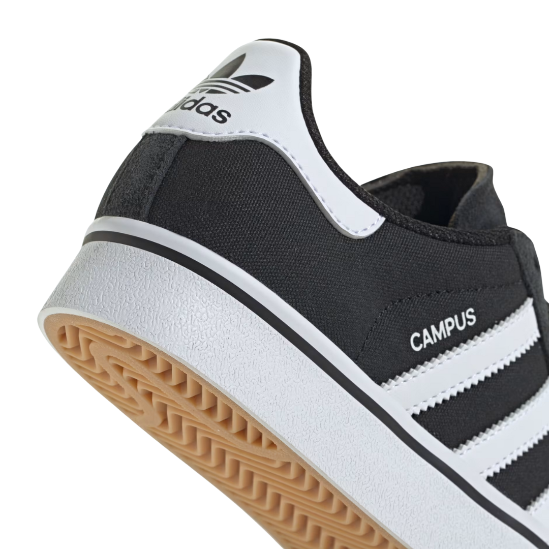 Adidas Kids’ Campus Vulc Shoes Black – IH8038
