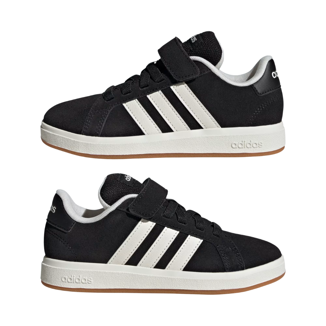 Adidas Kids’ Grand Court 00s Shoes – Black JP5896