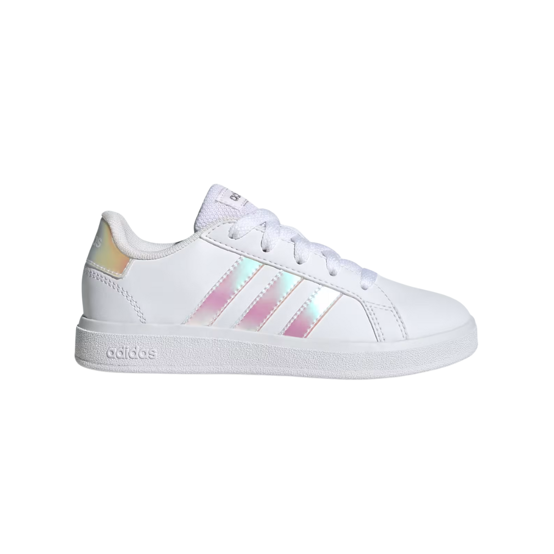 Adidas Kids’ Grand Court 2.0 Shoes – White (GY2326)