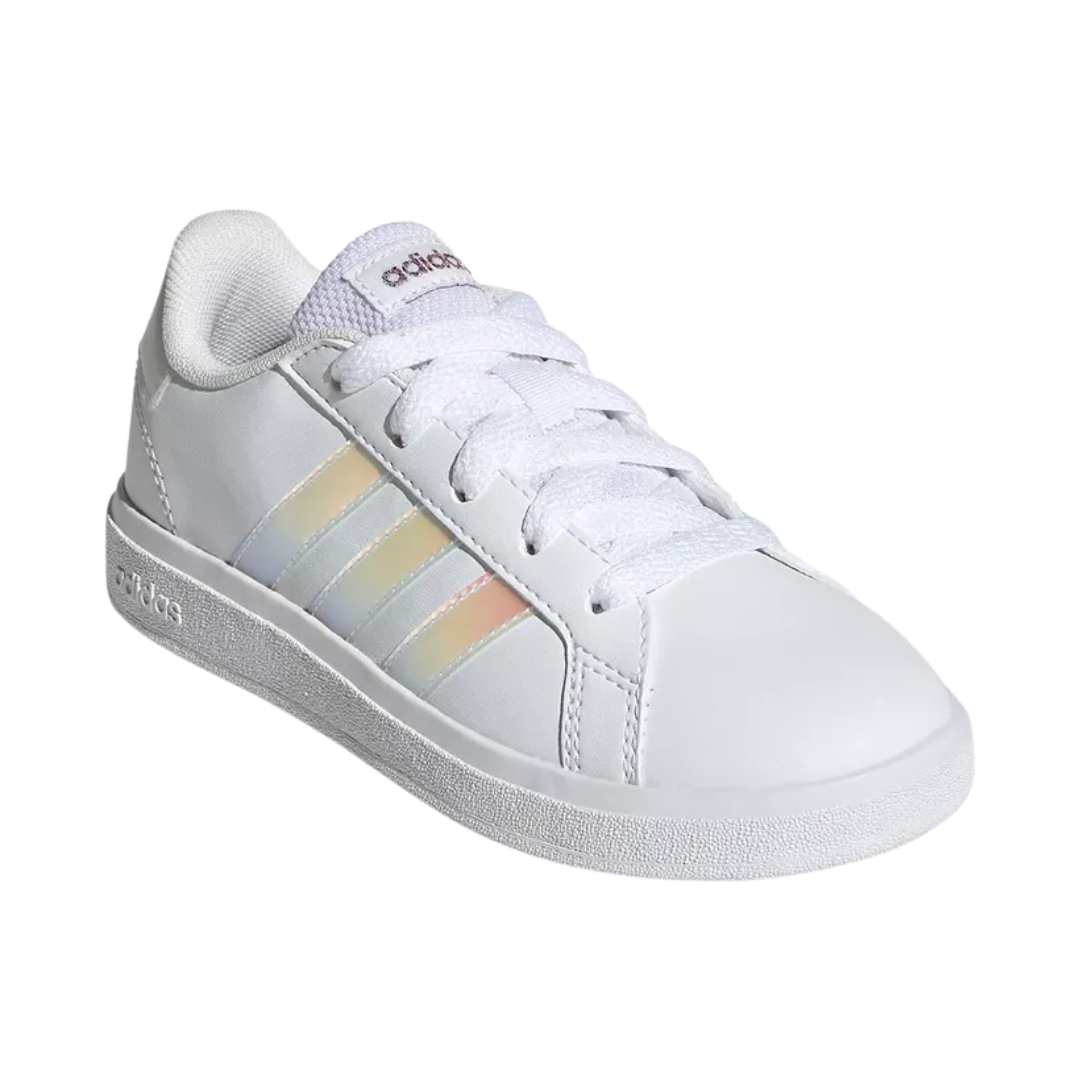 Adidas Kids’ Grand Court 2.0 Shoes – White (GY2326)