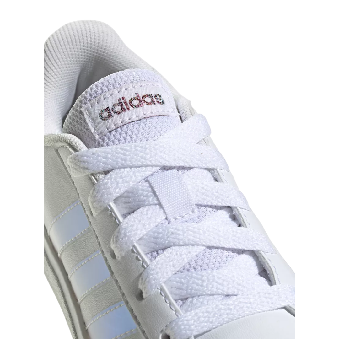 Adidas Kids’ Grand Court 2.0 Shoes – White (GY2326)