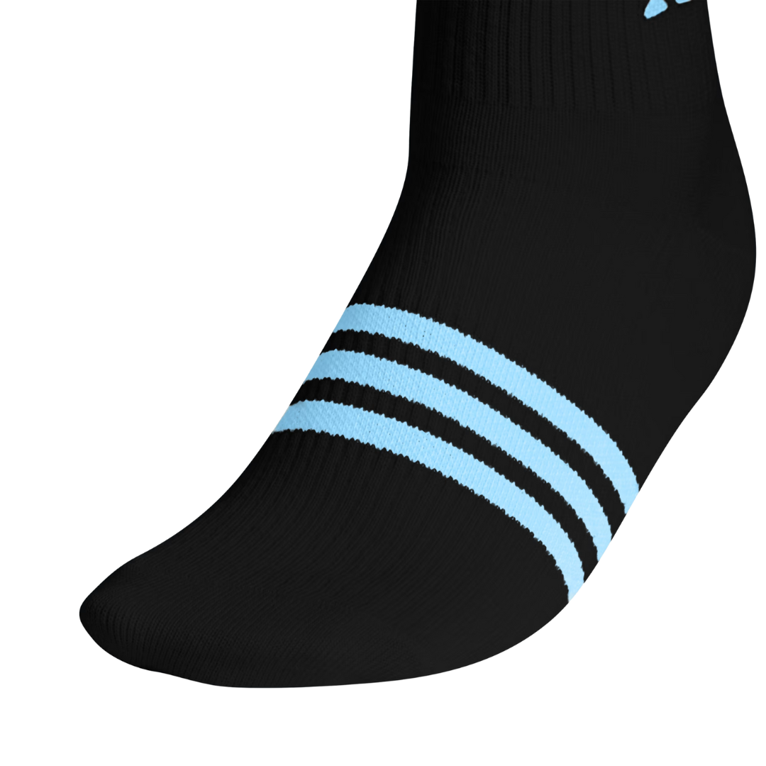 Adidas Kids’ Superlite 3.0 Quarter Socks – 6-Pack Black/White IR0947