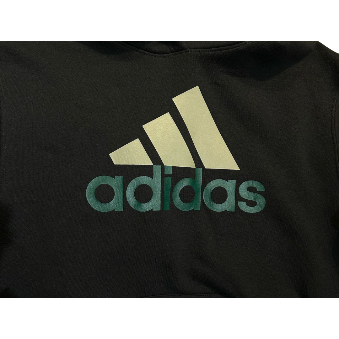 Adidas Men's 2 Tone Badge of Sport Hoodie Black JW4822