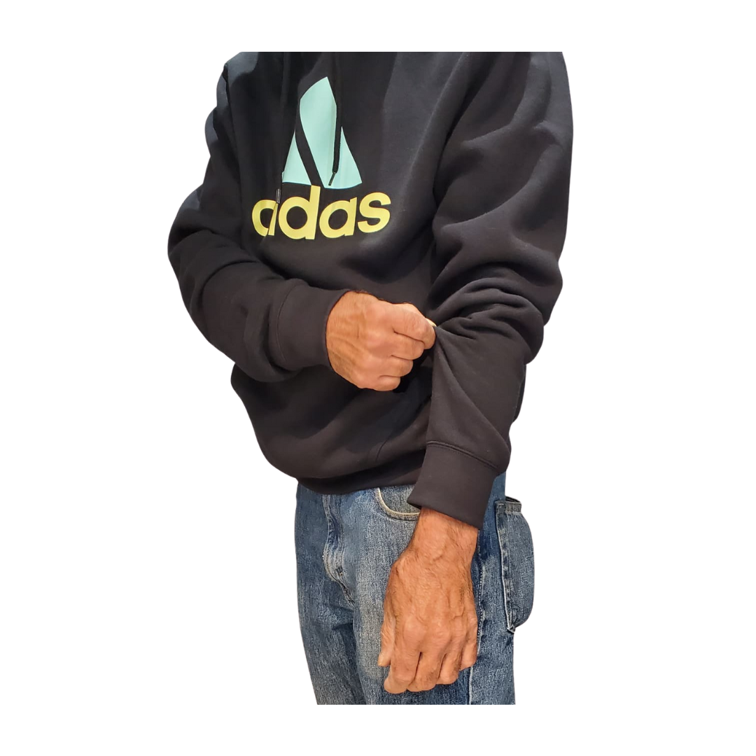 Adidas Men's 2 Tone Badge of Sport Hoodie JW4823