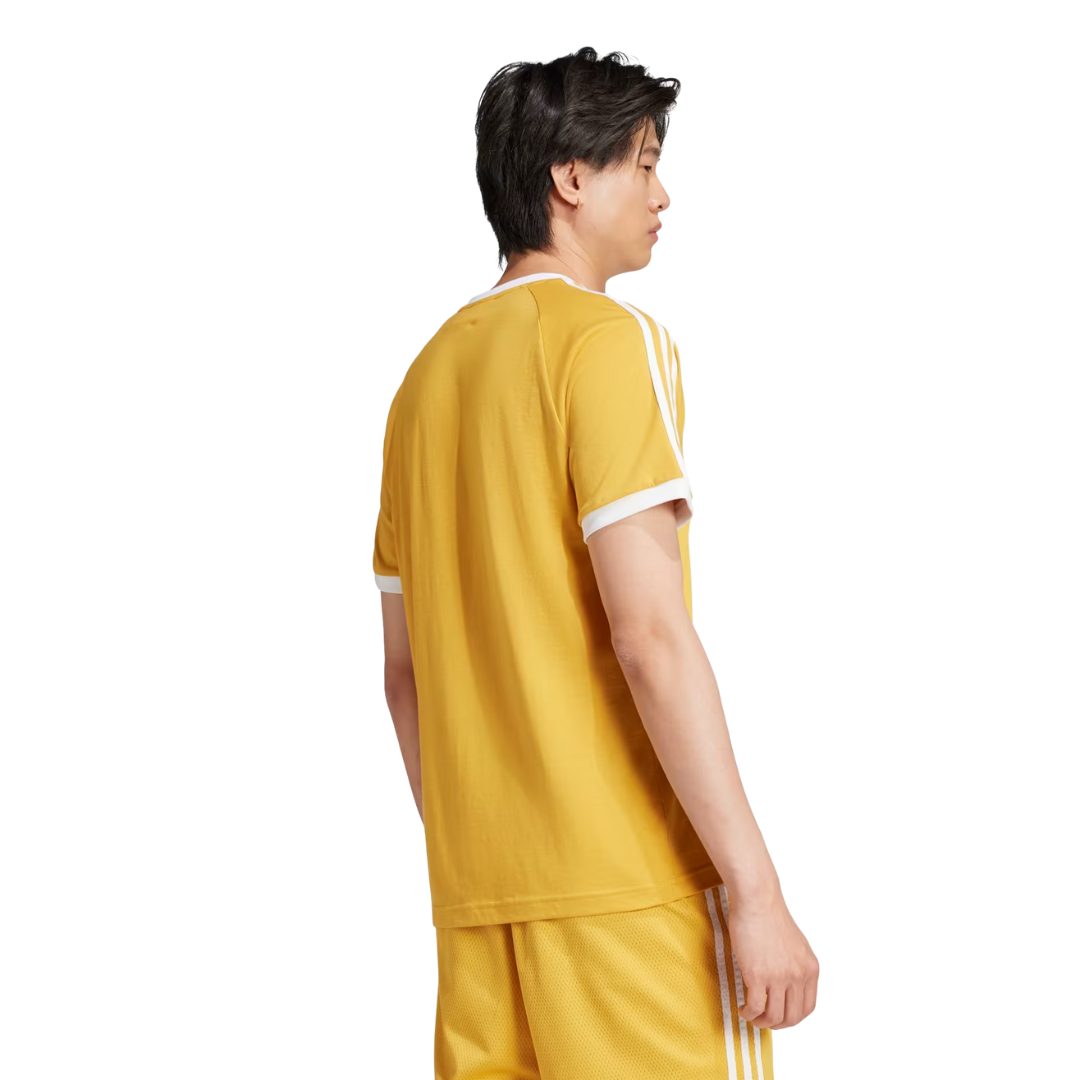 Adidas Men's Adicolor Classics 3-Stripes Tee  Shirt – Gold IZ2370