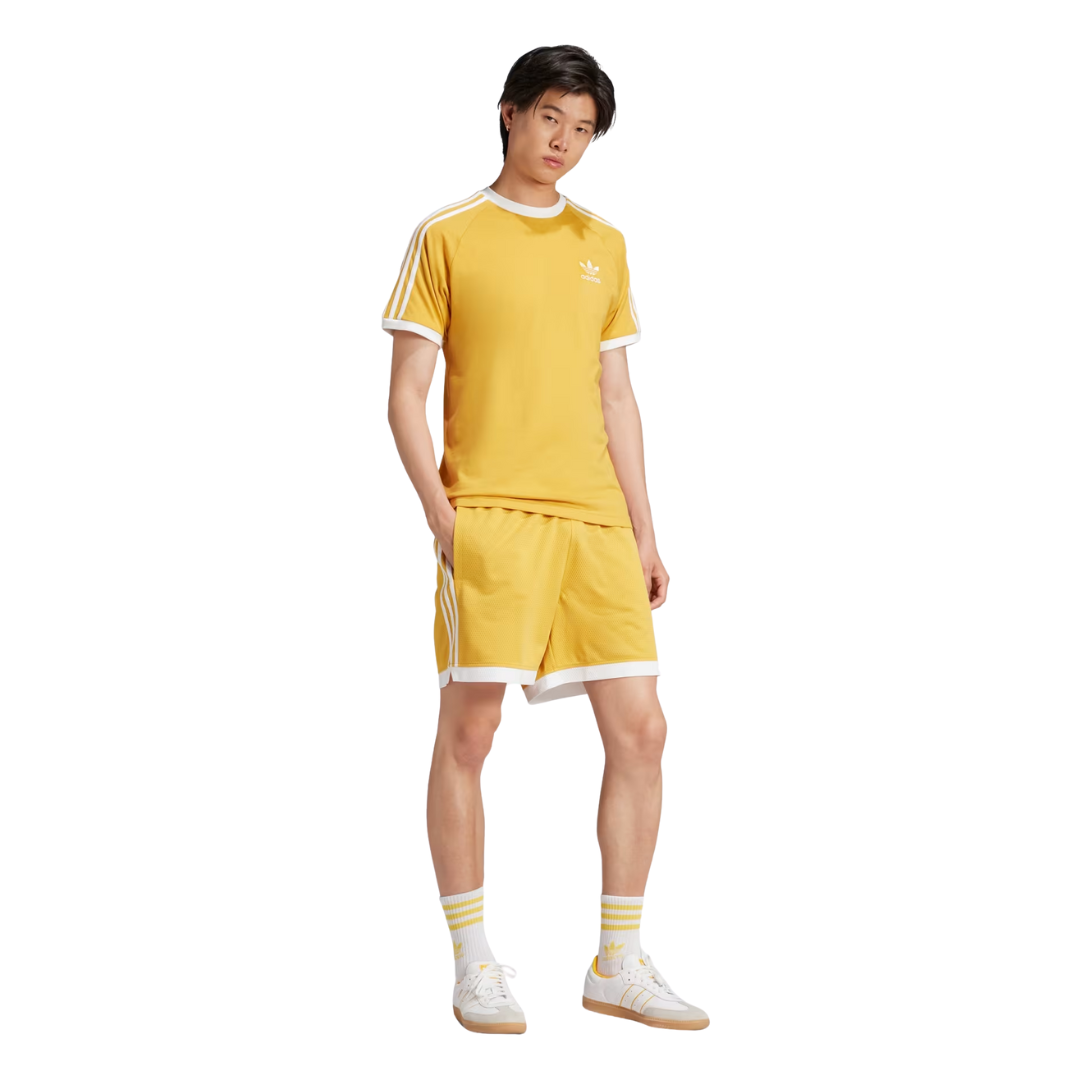 Adidas Men's Adicolor Classics 3-Stripes Tee  Shirt – Gold IZ2370