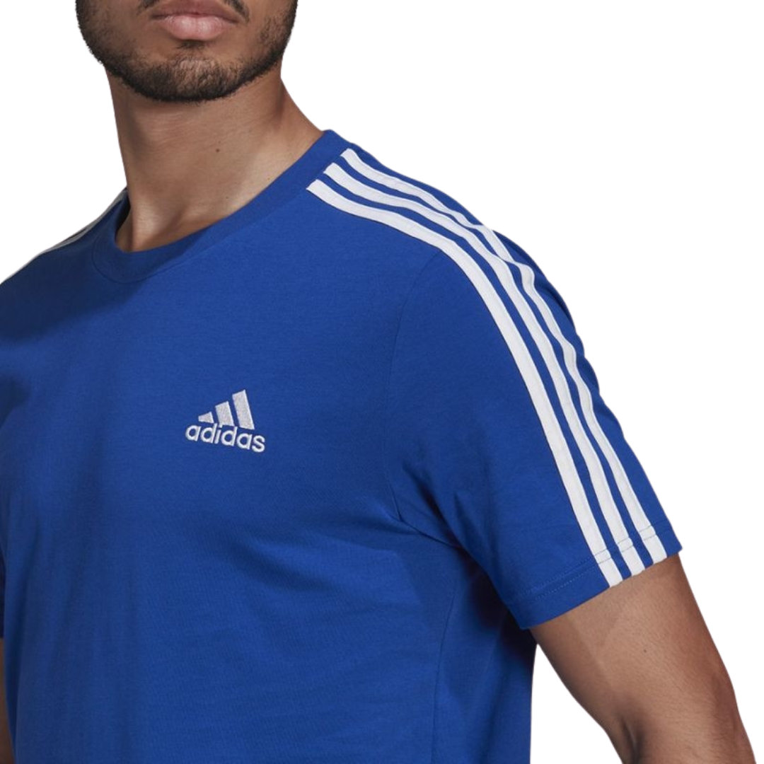 Adidas Men’s Essentials 3-Stripes T-Shirt – HE4410