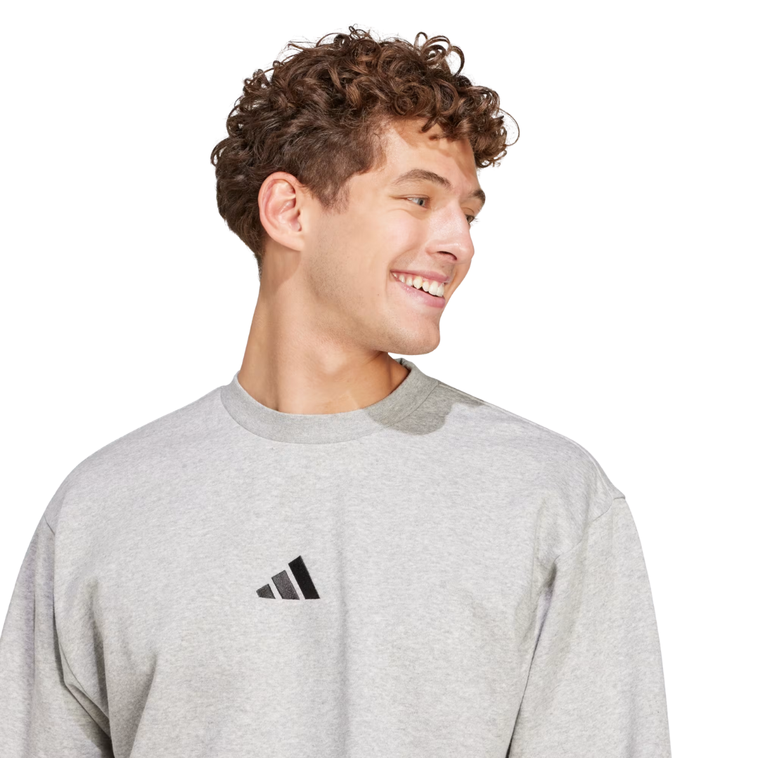 Adidas Men’s Essentials Feelcozy Fleece Sweatshirt – JE3790