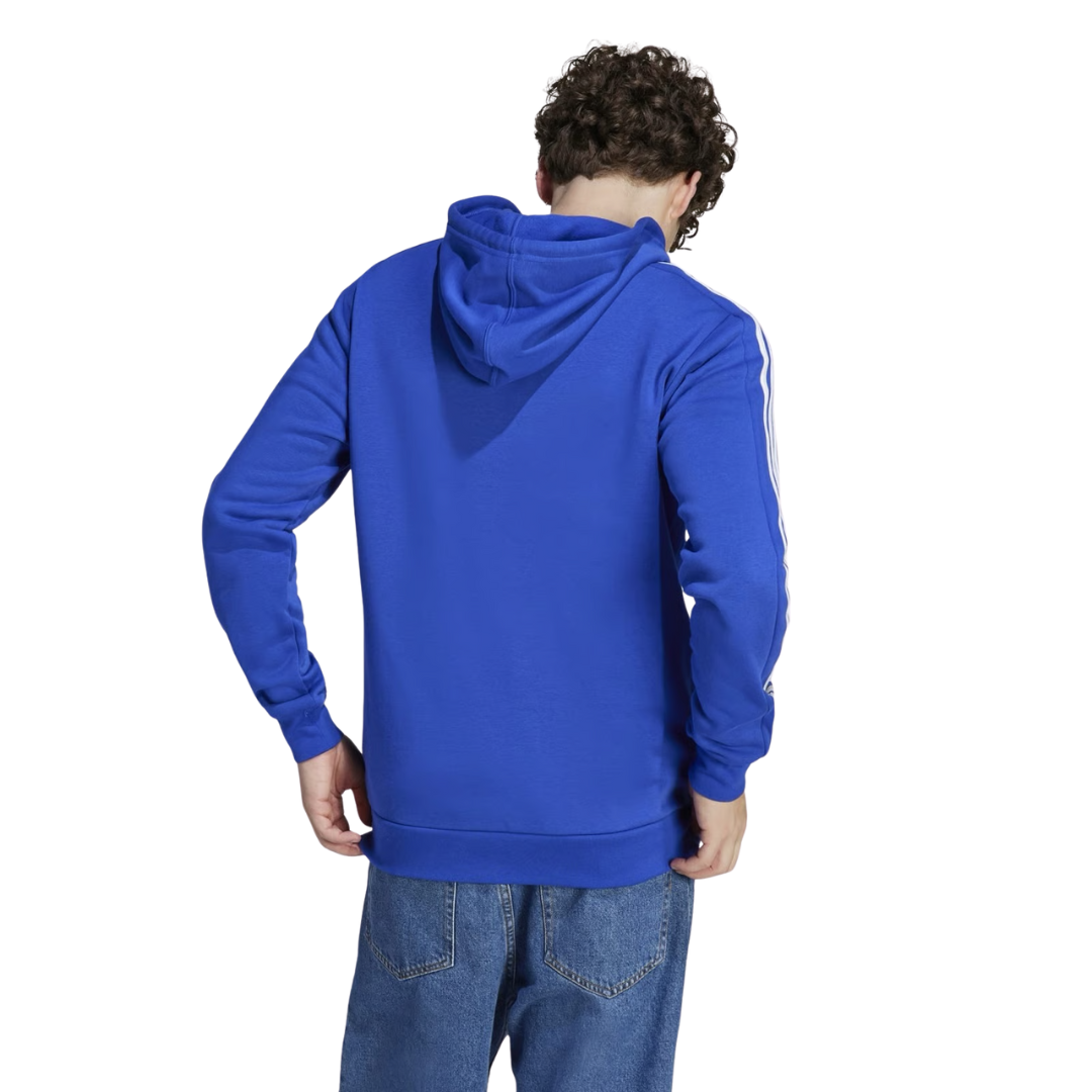 Adidas Men’s Essentials Fleece 3-Stripes Full-Zip Hoodie – IJ6491