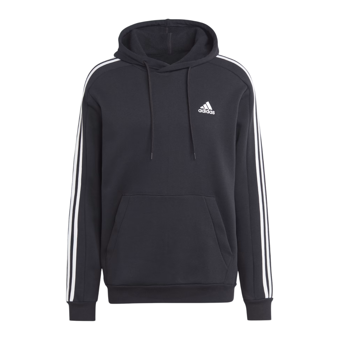 Adidas Men's Essentials Fleece 3-Stripes Hoodie – IB4028