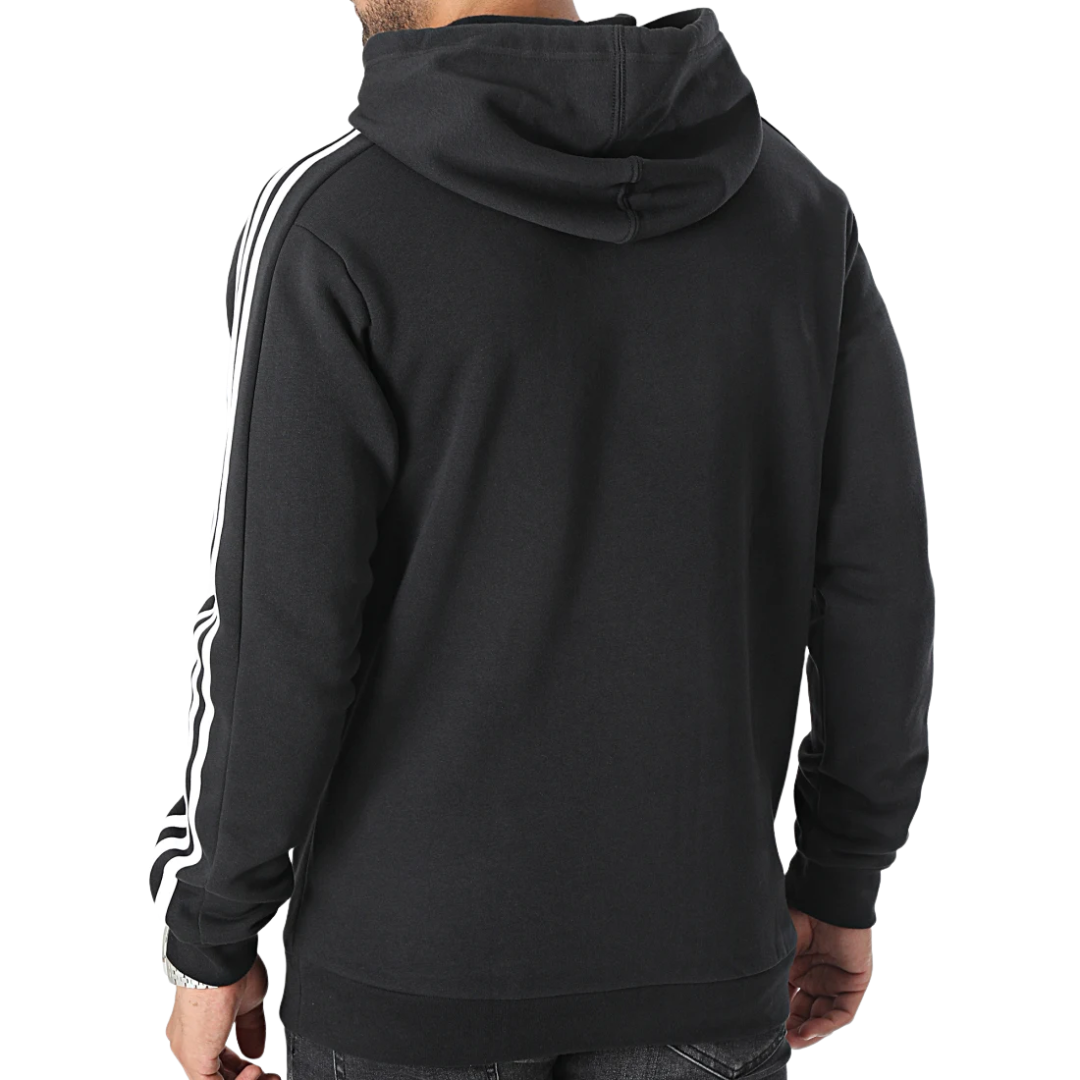 Adidas Men's Essentials Fleece 3-Stripes Hoodie – IB4028