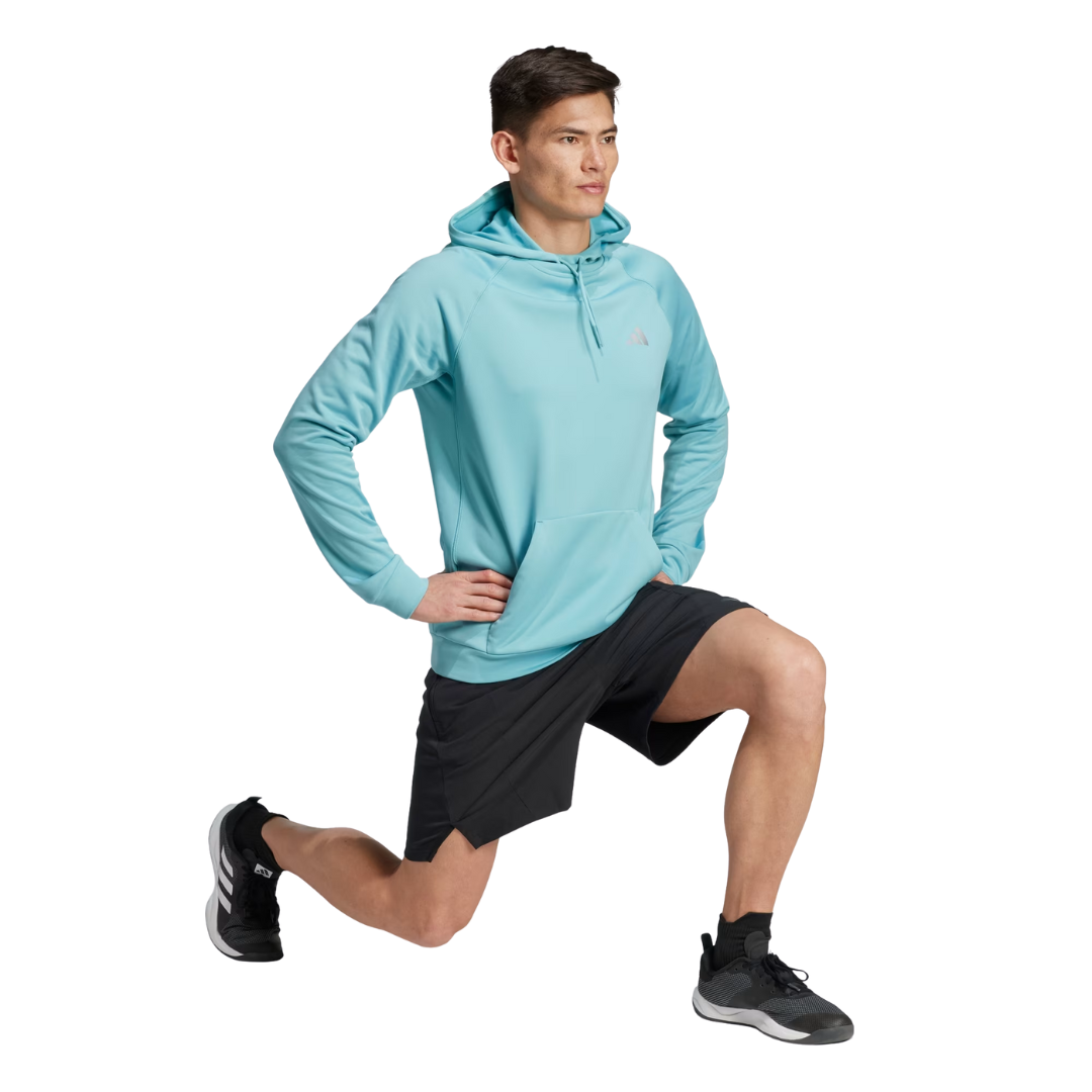 Adidas Men's Game and Go Training Small Logo 3-Stripes Hoodie – IX9030