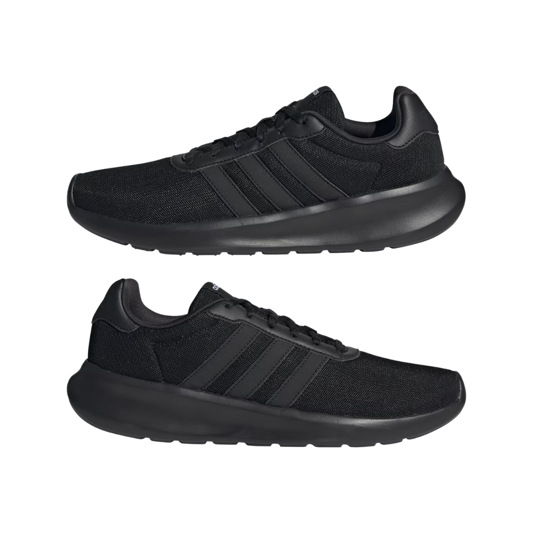 Adidas Men's Lite Racer 3.0 Running Shoes Black - GW7954