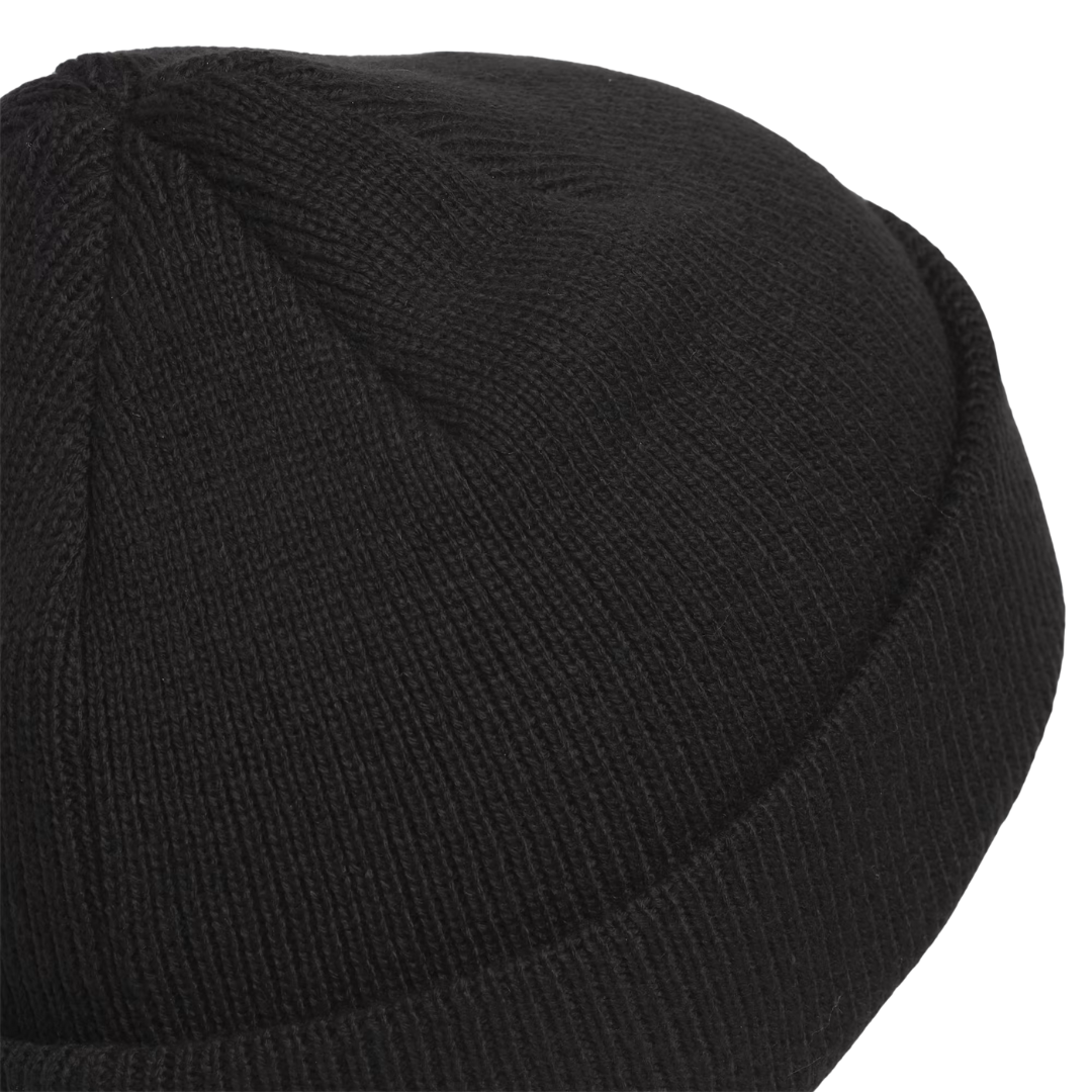 Adidas Originals Men's Trefoil Beanie – Black IQ5527