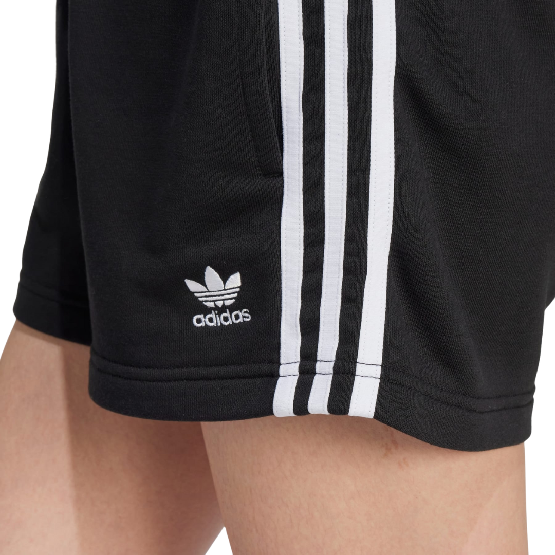 Adidas Women’s 3-Stripes French Terry Shorts – Black IU2517